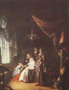Gerard Dou The Dropsical Lady (mk08) oil painting on canvas